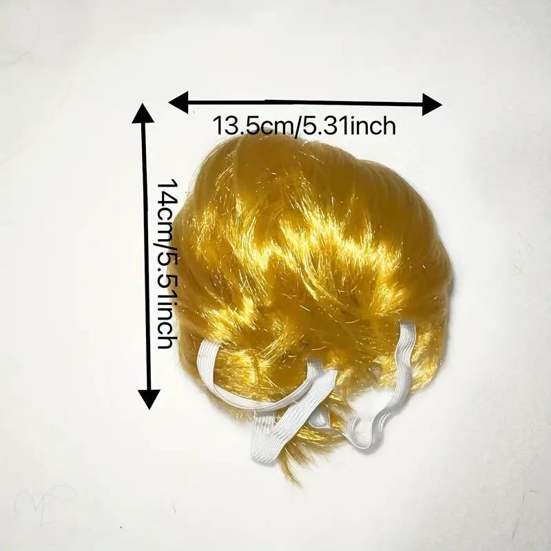 Cute Short Hair Wig Pet Headband, Funny Puppy Wig Hair Accessories for Dogs & Cats, Valentine'S Day Gift, Halloween