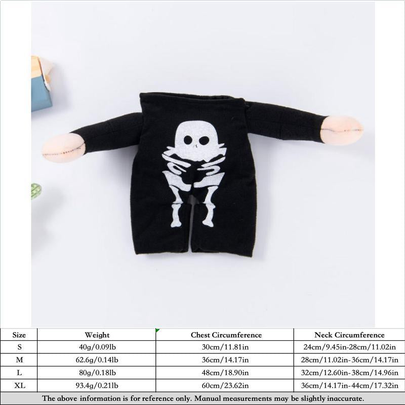 Halloween Dog Costume β Funny Knife Killer Outfit for Small Dogs, Scary Pet Clothes for Halloween Party & Fall Season