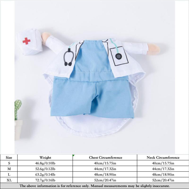 Halloween Dog Costume β Funny Knife Killer Outfit for Small Dogs, Scary Pet Clothes for Halloween Party & Fall Season